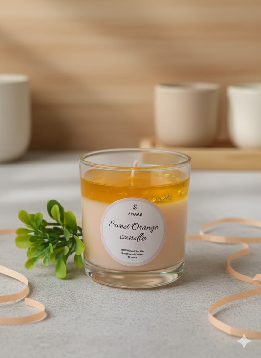 Citrus Glow – Sweet Orange Candle
