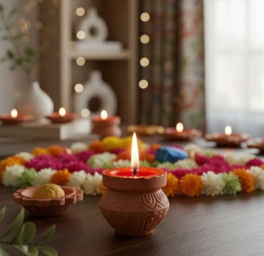 Diya matki (pack of 4)